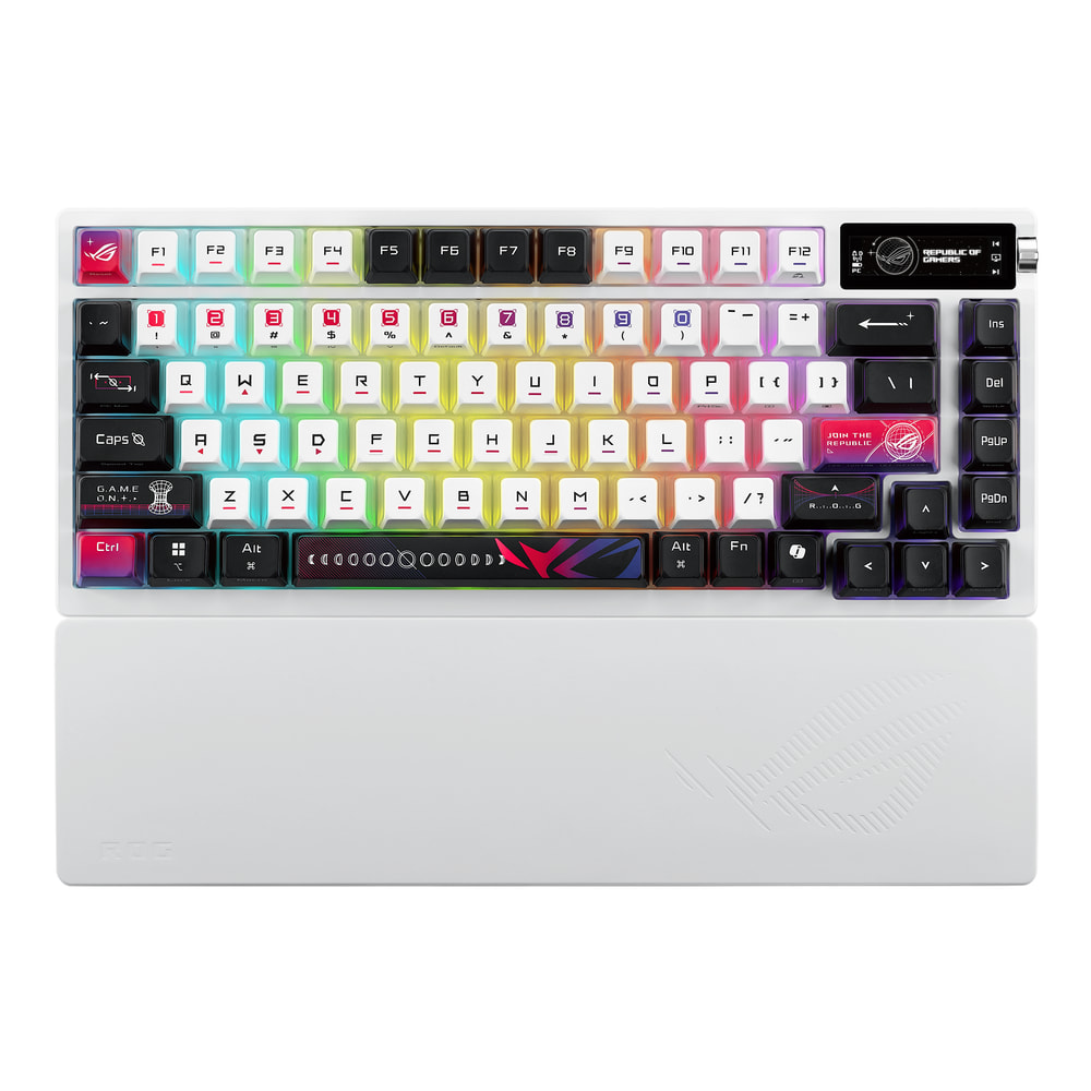 Asus ROG Azoth X Wireless Mechanical Gaming Keyboard - ROG NX Snow V2 Switch - White