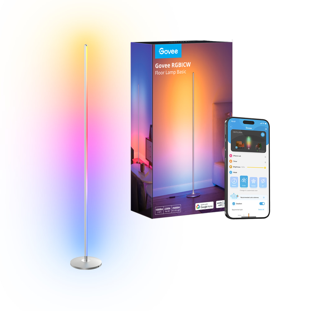GoVee Floor Lamp Basic - Silver